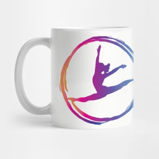 Gymnast Rainbow Mug